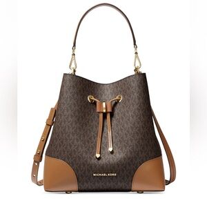 Michael Kors Mercer Logo Bucket Bag